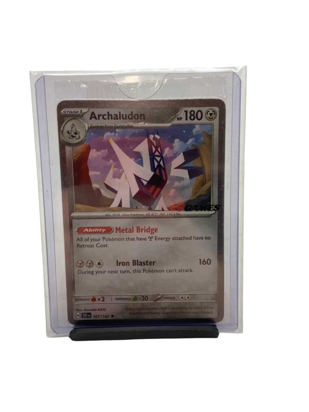 Archaludon Pokemon Card EB Games Promo 107/142 (WL 1428301)