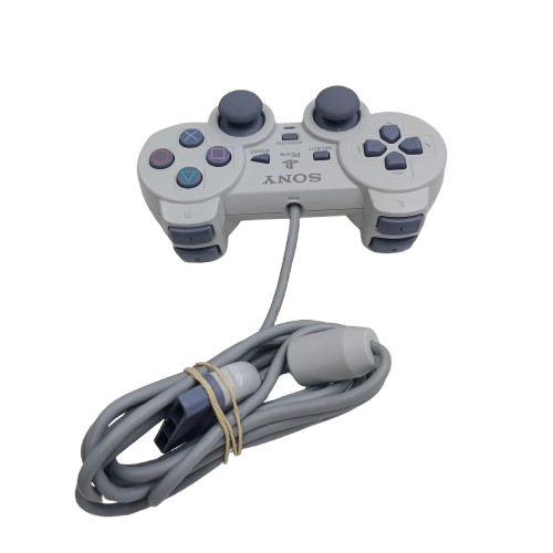 Sony Playstation 1 Controller SCPH-110, White/Grey, Excellent USED Condition (NA 1372727)