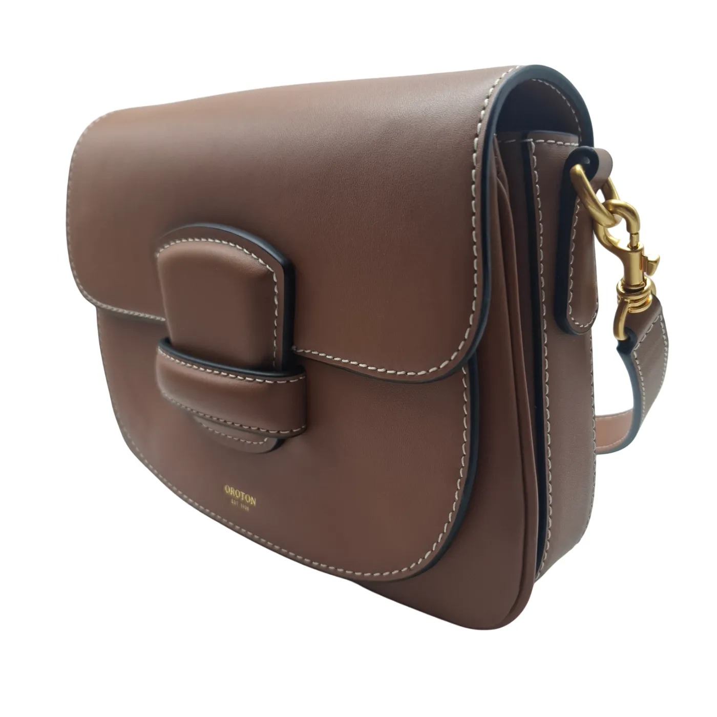 Oroton Carter Small Day Bag Brown (WR)
