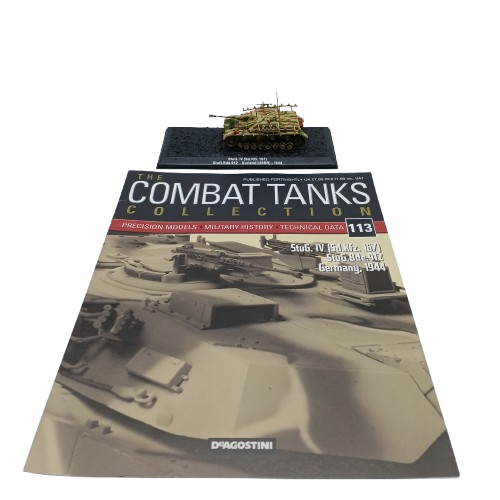 Combat Tanks Collection Stug IV Brown Model With Magazine (CP)