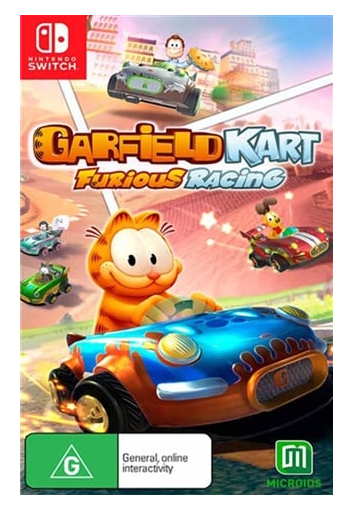 Garfield Kart Furious Racing Nintendo Switch Game – Good Condition In Case (LE)