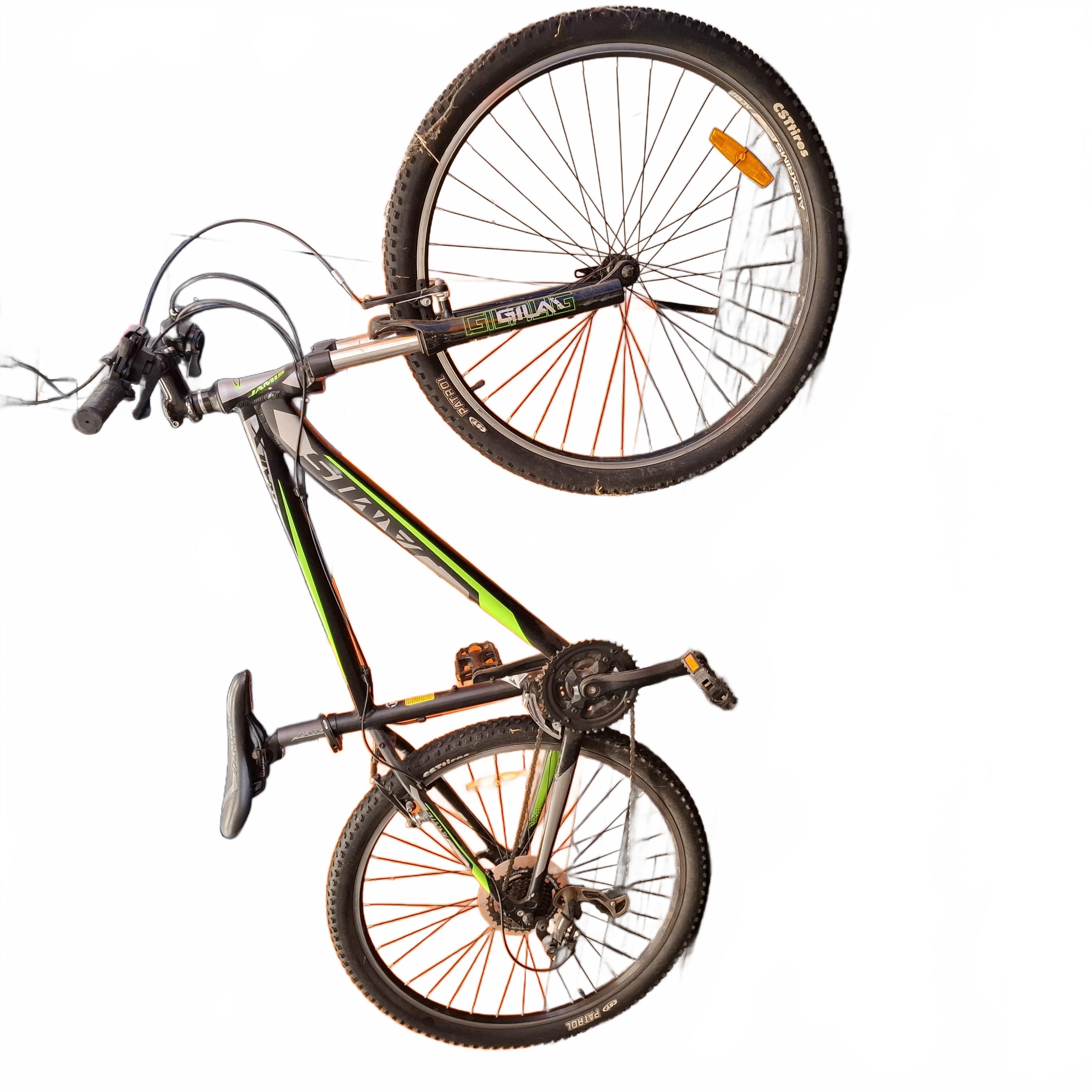 Jamis Trail X 21 Speed Mountain Bike Black Green 17 Inch – PICK UP ONLY – (1429412) (JN)