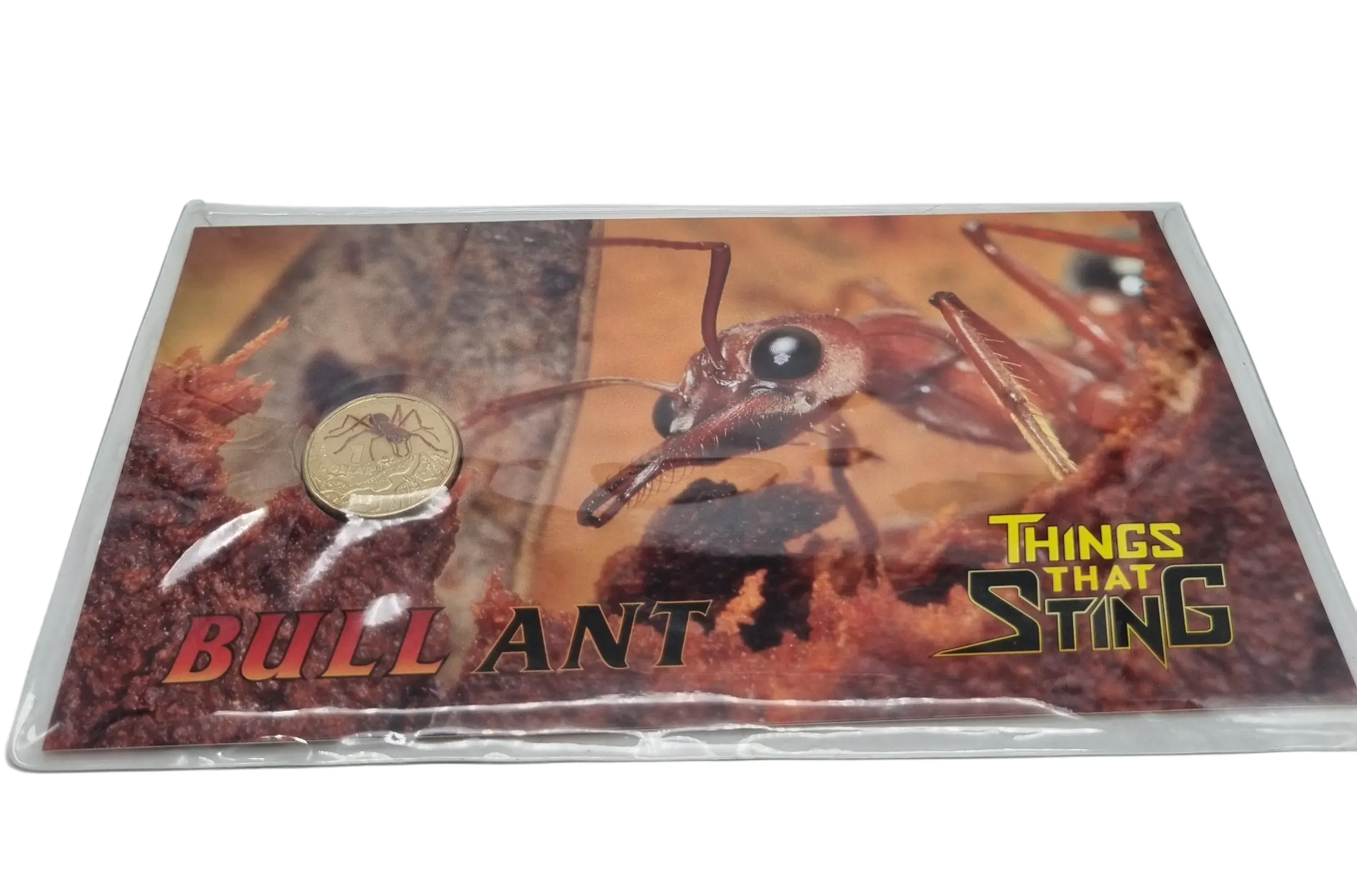 Royal Australian Mint: 2014 Things That Sting – Bull Ant $1 Coloured Uncirulated Coin