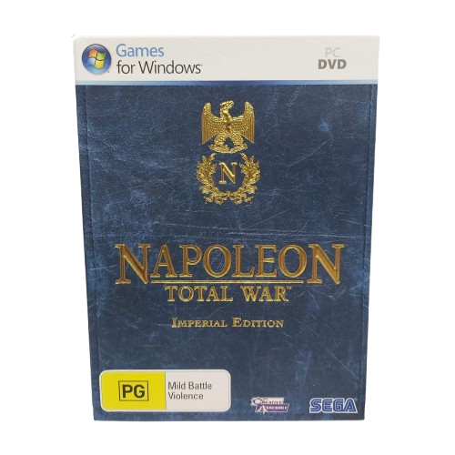 Napoleon: Total War PC Game Emperor’s Edition With Journal And Statuette