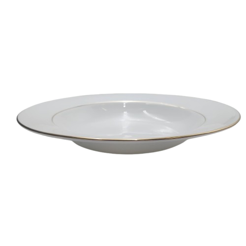ROYAL DOULTON Signature Gold White & Gold Dinner Set – 1x Cup, 1x Saucer, 1x Dinner Plate, 1x Salad Plate, 1x Side Plate, 1x Pasta Bowl