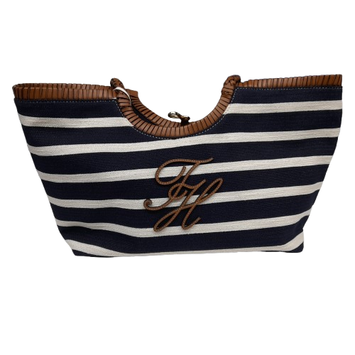 Tommy Hilfiger Elev Summer Nautical Stripe Tote Bag (LN)