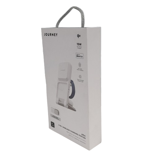 Journey Aria (JPTWC3WH) 3-In-1 Wireless Charger in Box (LN)