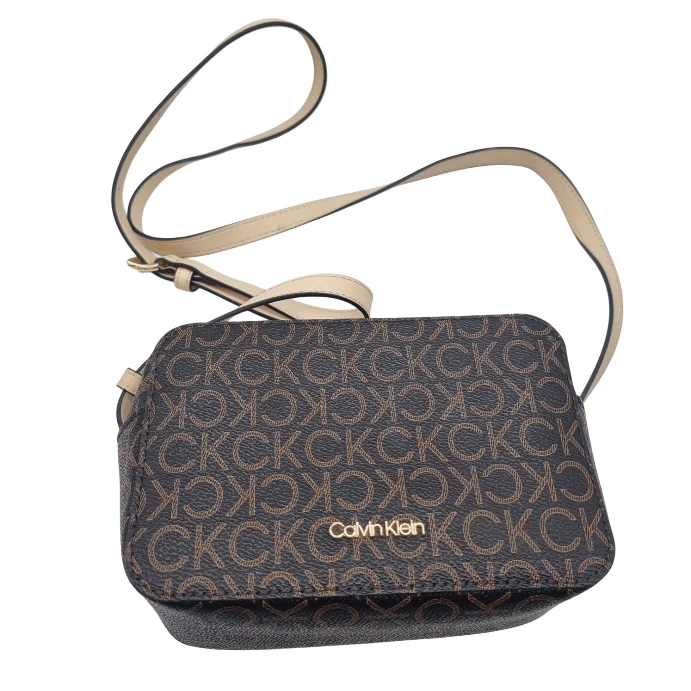 Calvin Klein Monogram Crossbody Bag (WR 1409183)