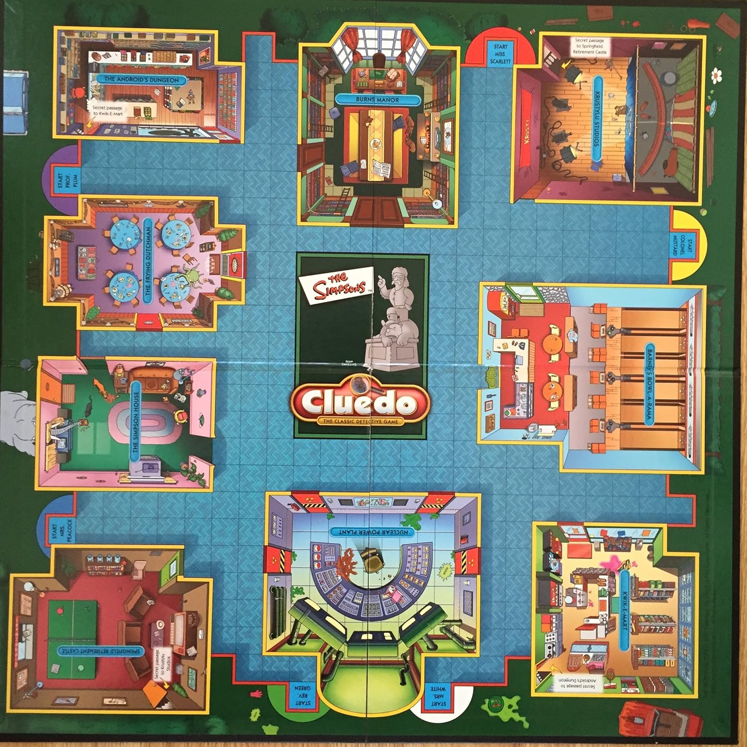 Hasbro Simpsons Cluedo Board Game – 6 Players, Age 8+ (WR)