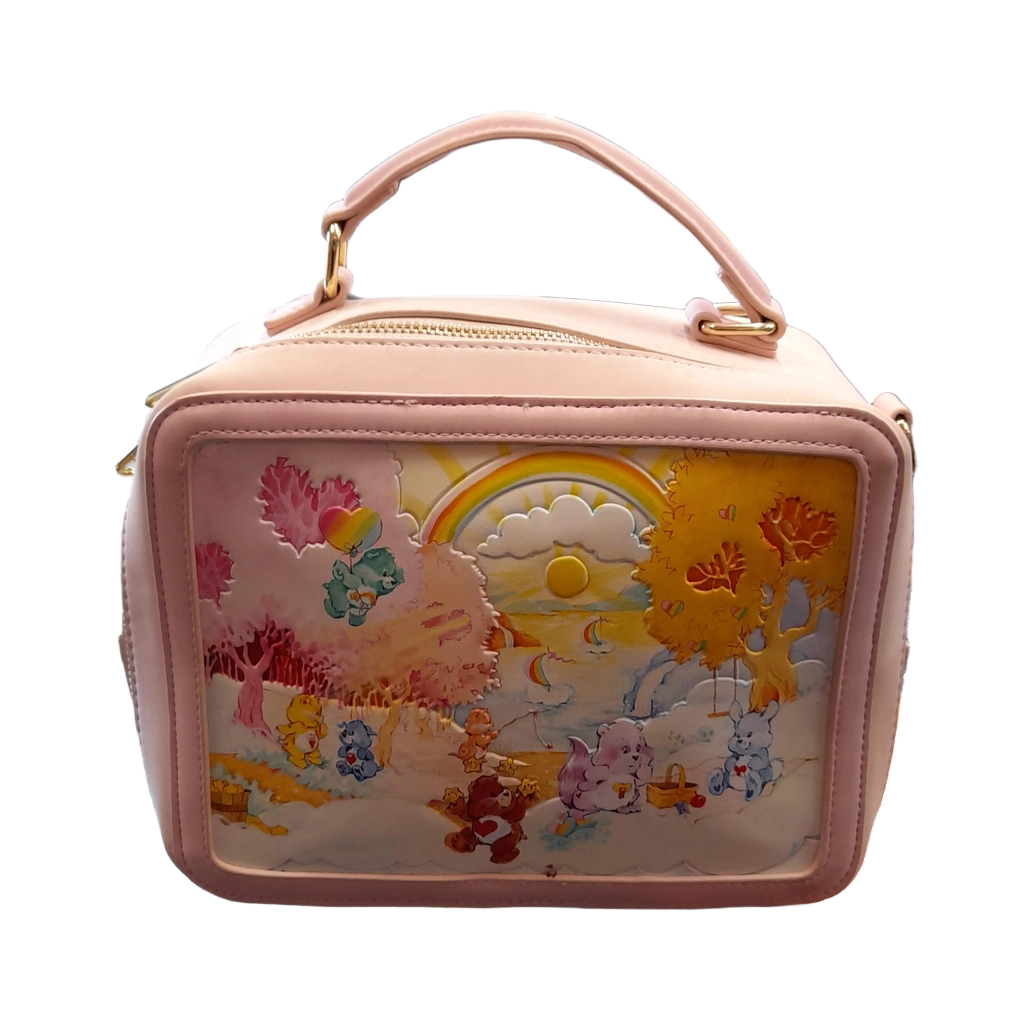 Loungefly Care Bears Pastel Rainbow Lunchbox Crossbody Bag (GE)