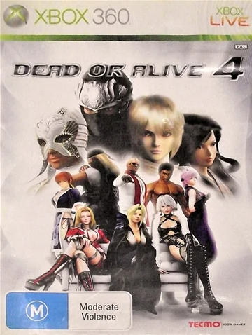 Dead or Alive 4 Xbox 360 Fair Condition No Cover Art with Manual (LN)