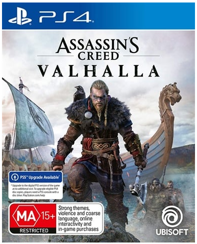 Sony Playstation 4 Assassin’s Creed Valhalla, Excellent Condition, With Case + Manual (CP 1329377)