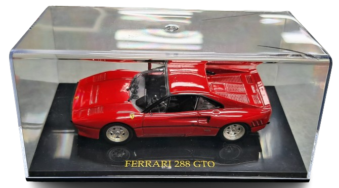 Ferrari 288 GTO Collectable Model Car 1:64 Scale with Case