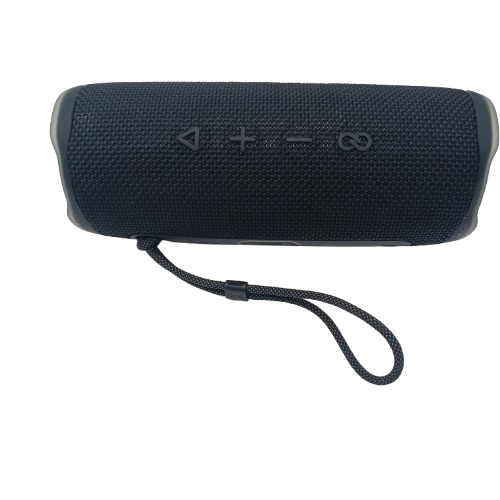 JBL Flip 6 Rechargeable Bluetooth Speaker, Black, Very Good USED Condition, Light Scuffing to Logo (CP)