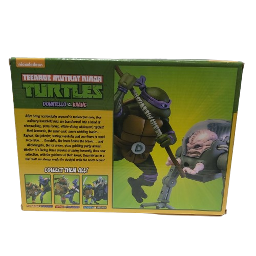 Nickelodeon Teenage Mutant Ninja Turtles Donatella VS Krang Figurine in Box