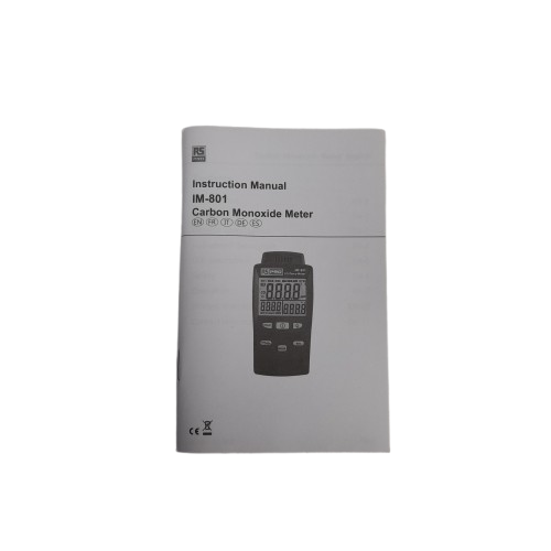 RS PRO IM-801 Handheld Gas Detector for Carbon Monoxide Detection (LN)