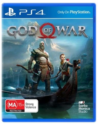 God Of War Playstation 4 Game Good Condition No Manual