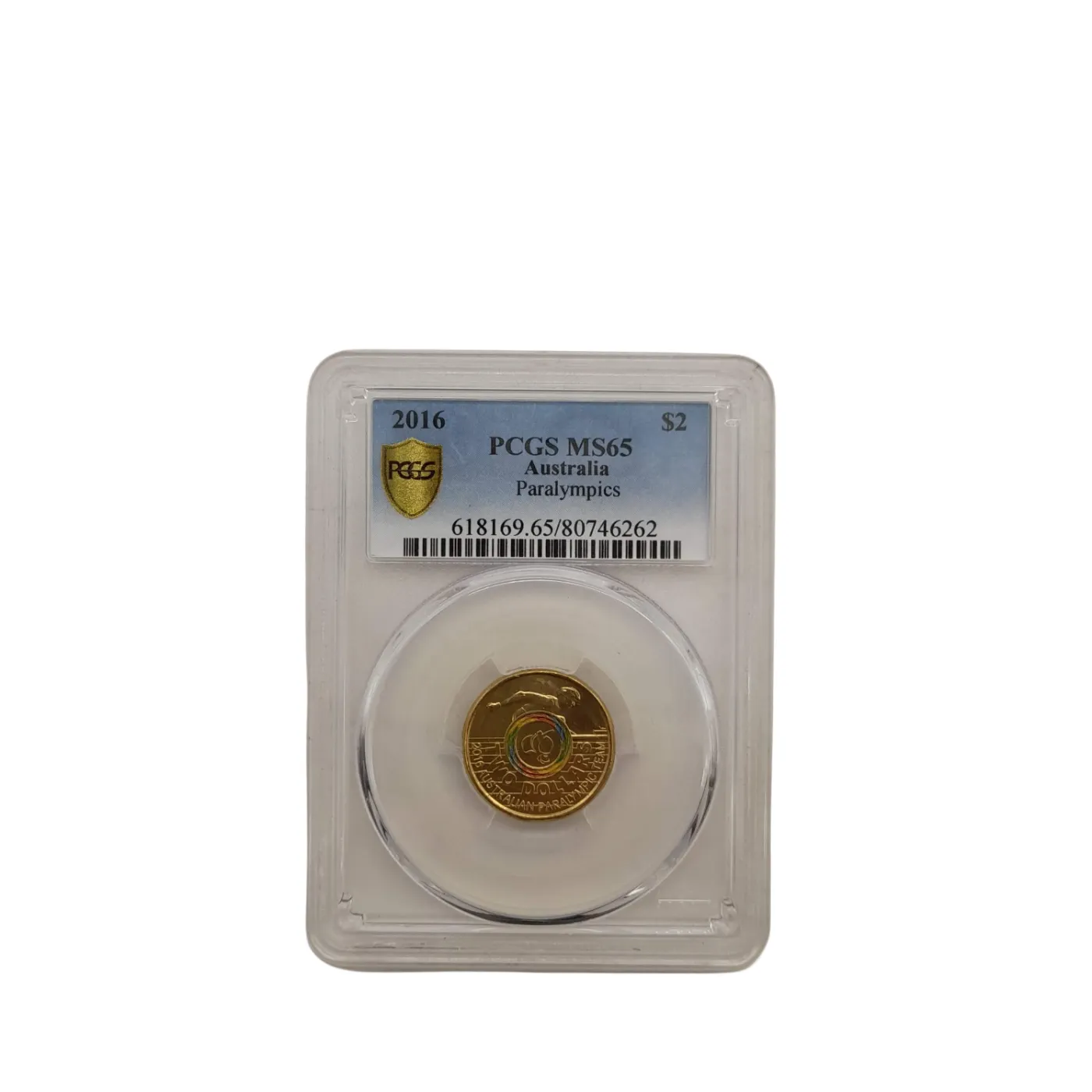 2016 Paralympic $2 Coin PCGS MS66 (WL )