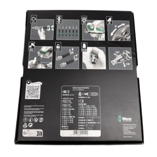 Wera 8100 SB 2 Socket Set 3/8 Inch Drive 43 Piece (LN)