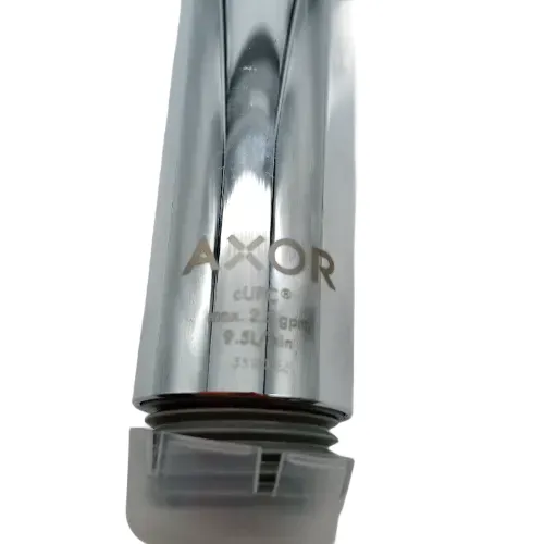 Axor Starck Low Flow 1-inch Handheld Shower Head Modern 1-Spray Rain – Chrome, Small