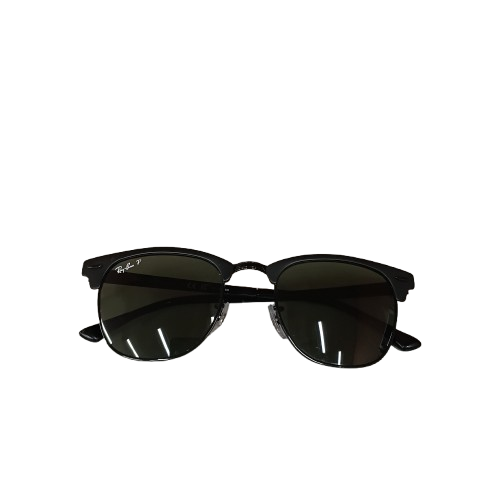 Ray-Ban Clubmaster Metal RB3716 Black Sunglasses (NA 1412400)