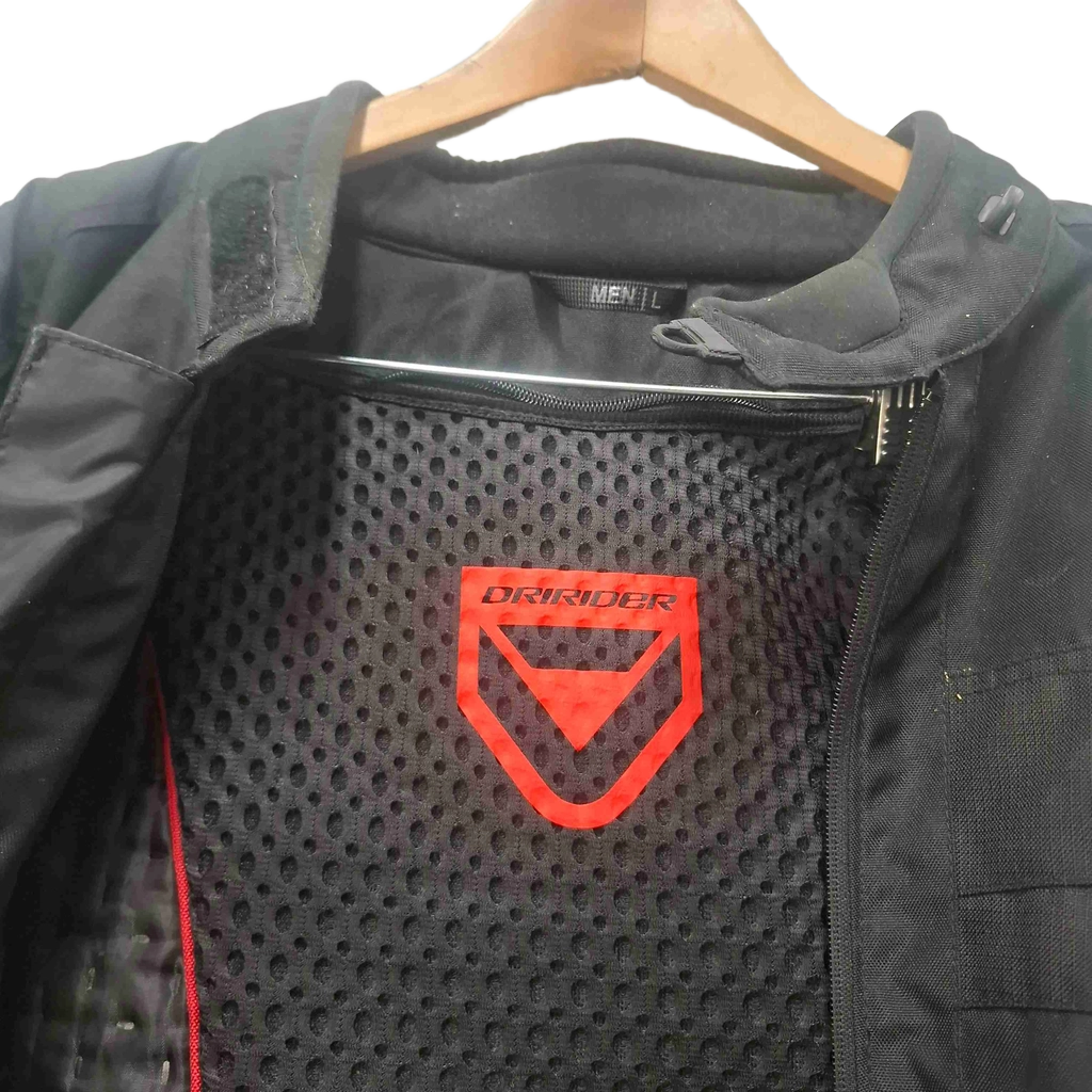 Dririder Motorbike Jacket Black Mens Size Large  (WR1424221)