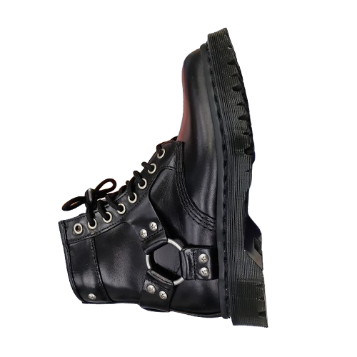 Doc Martens 1460 Harness Boots Black US Womens 6 (NA – 1423924)