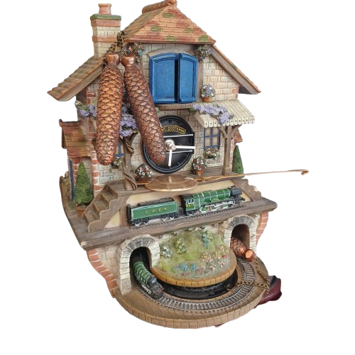 Bradford Editions 2007 – “Memories Of Steam” Flying Scotsman Cuckoo Clock