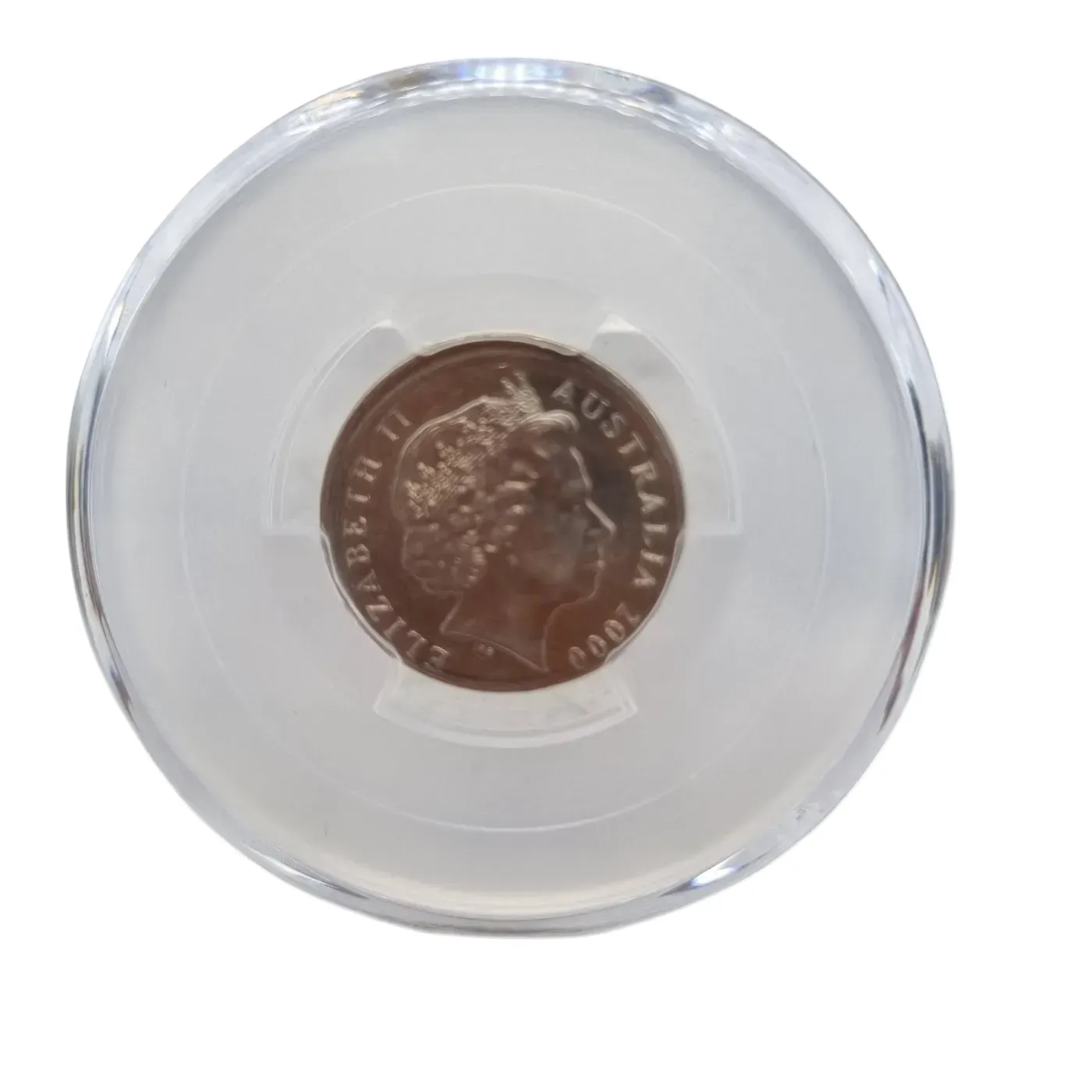 PCGS AU58 Coin 2000 5C Echidna Mint (WR1366556)