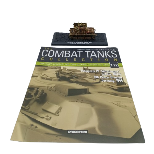 Combat Tanks Collection Flakpanzer Brown Figure With Magazine In Case (CP)