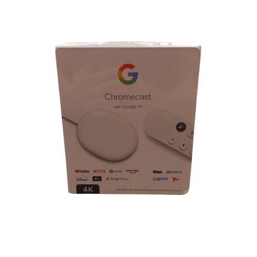 Google Chromecast With Google TV 4K – Like New Still Sealed