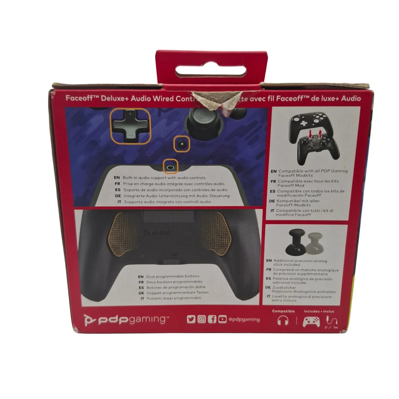 PDP Faceoff Deluxe Controller Blue (WR 1412476)