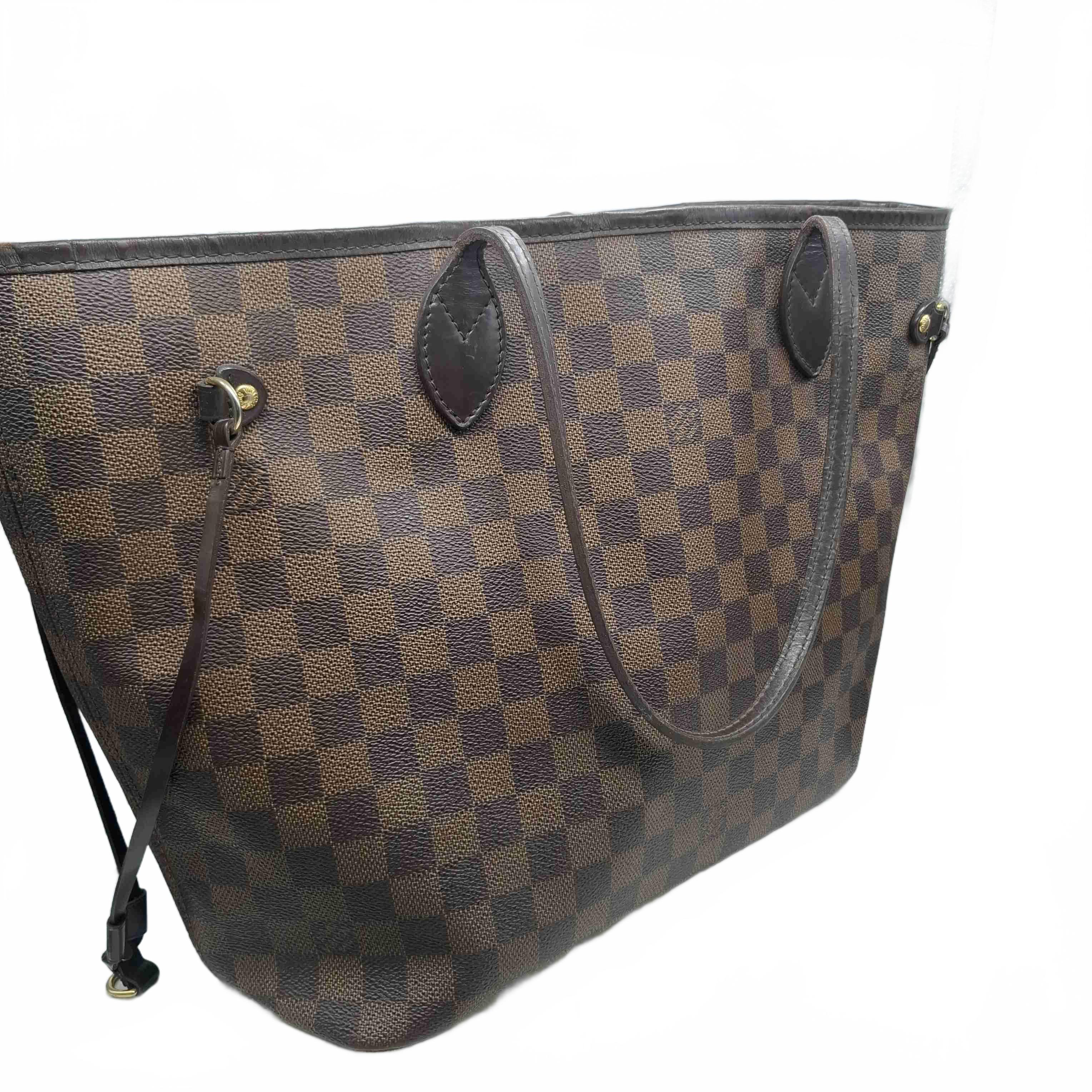 Louis Vuitton Damier Ebene Canvas Handbag (WR 1434897)