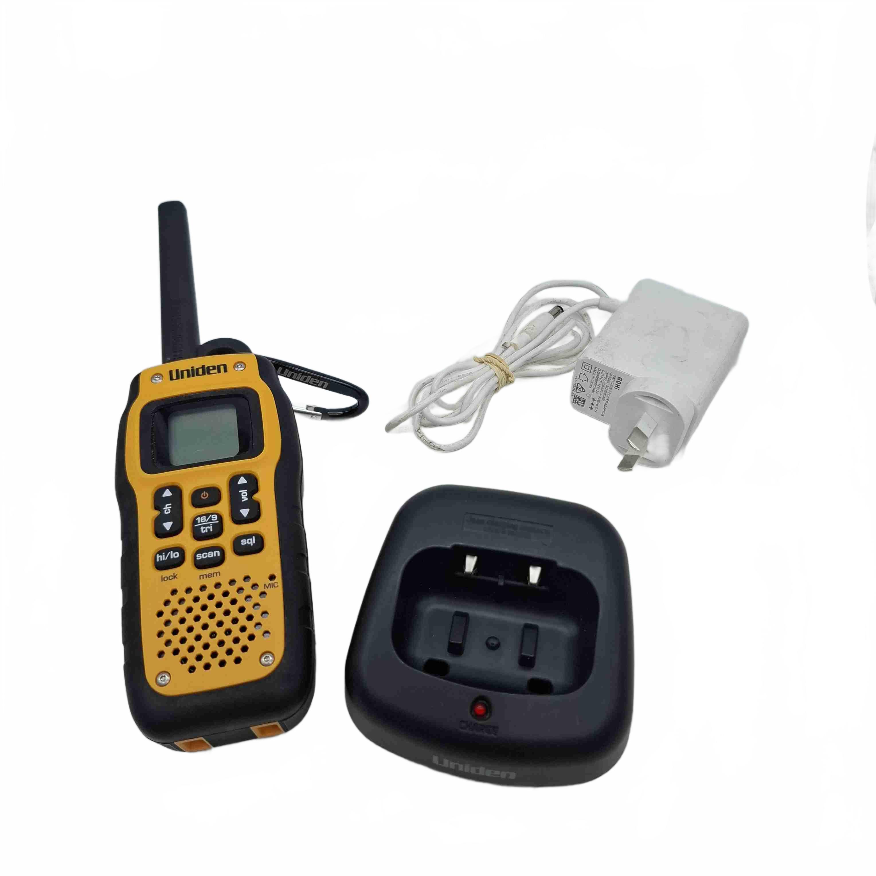 Uniden Submersible VHF Marine Radio MHS050 Yellow (WR 1437591)
