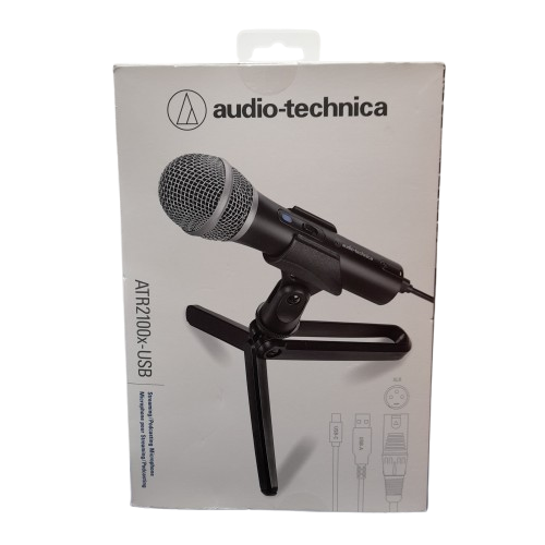 Audio-Technica ATR2100x-USB Microphone Package Black (LN)