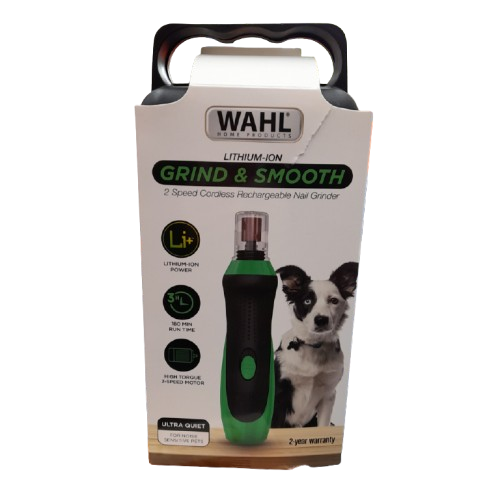 Wahl Grind & Smooth Nail Grinder For Dogs Green Black (LN1422895) (NA)