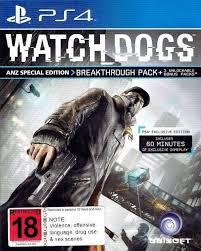 Sony PlayStation 4 Game: Watch Dogs (WR 1316610)