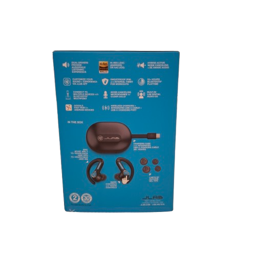 JLab Epic SportANC 3 Wireless Earbuds Black (JN)