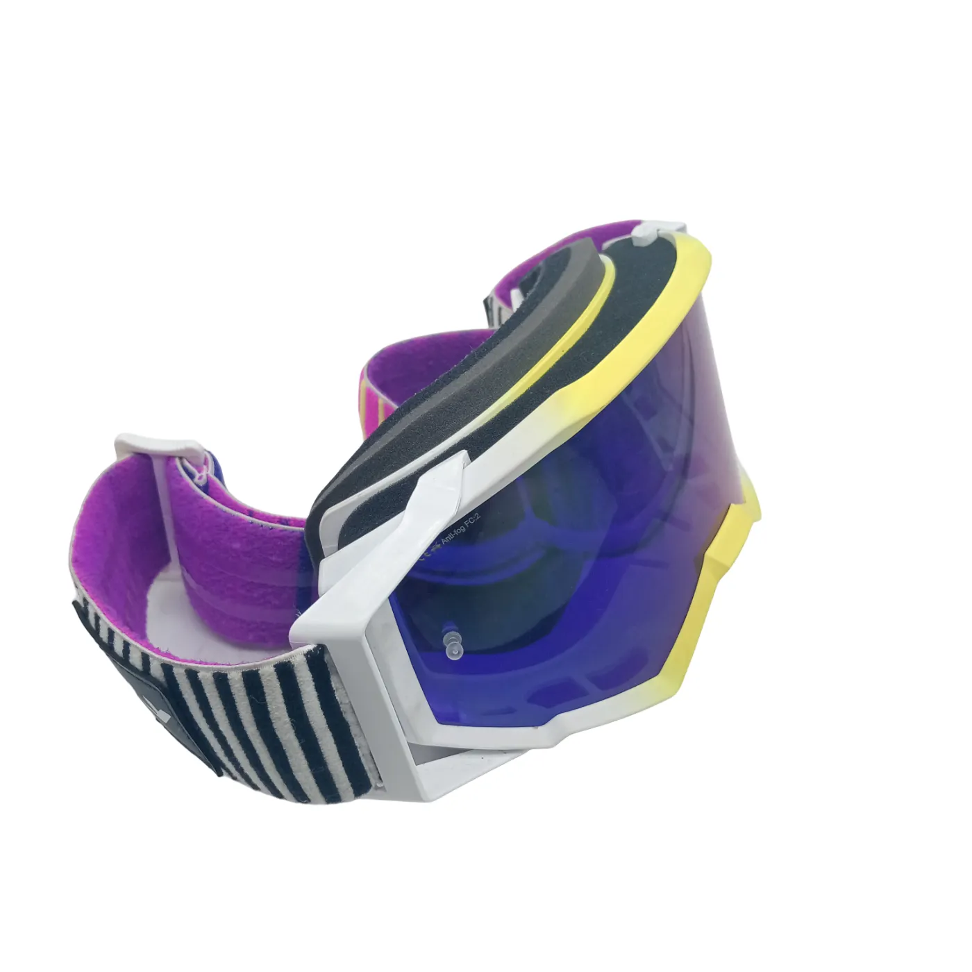 FLY Racing Zone Elite Goggles Black/Yellow/Purple (WR 1395949)