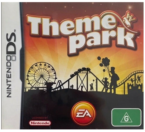 Theme ParkNinteno DS Game Cartridge Only Good Condition (CP)