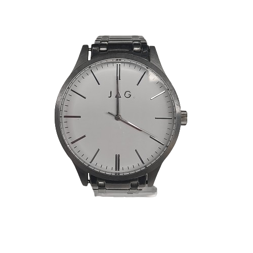 JAG J24788 Men’s Silver Watch with Metal Band (LN)