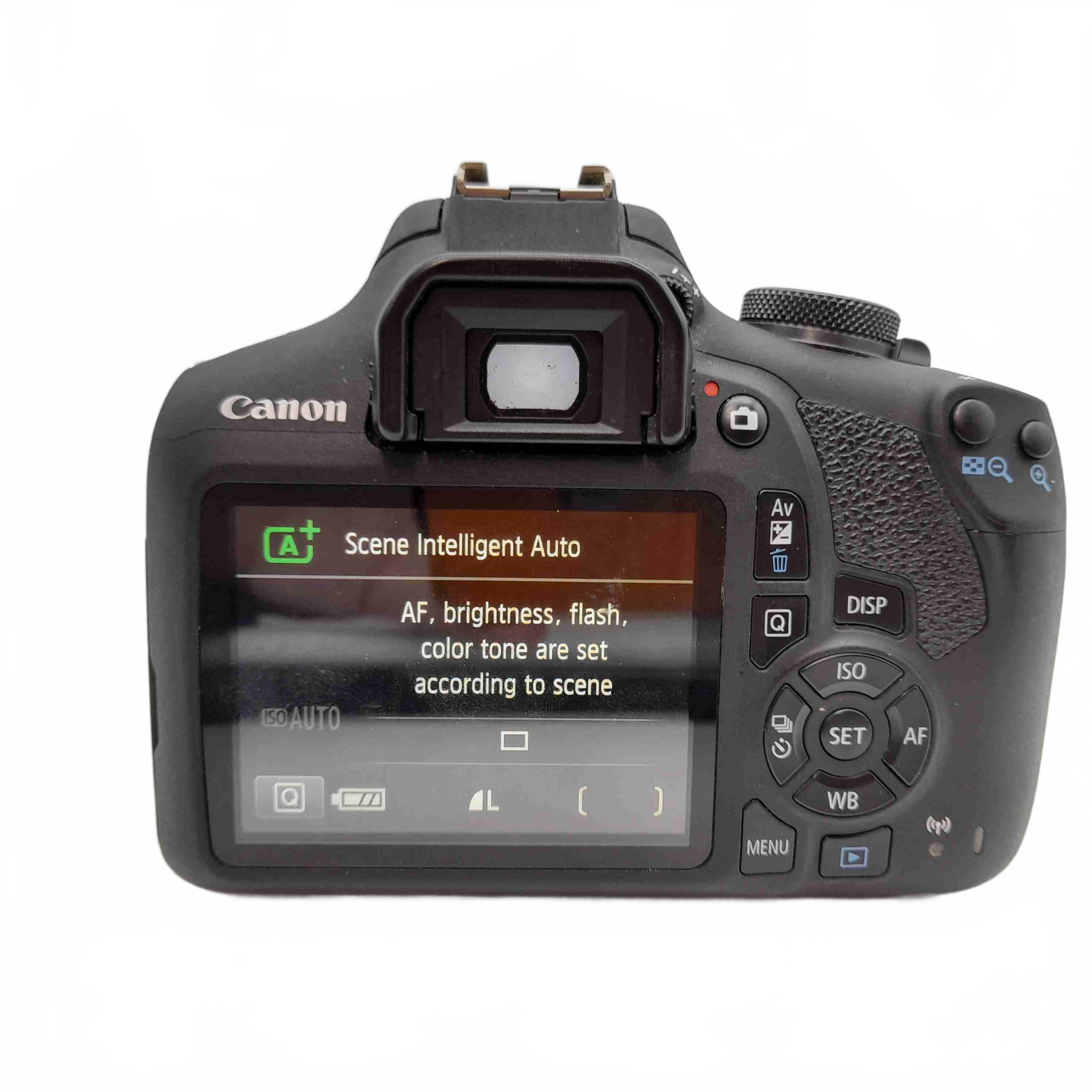 Canon EOS 1500D DSLR Camera 24.1MP Black With 55mm + 18-55mm Lens + Battery + Charger + Strap (WL 1431501)