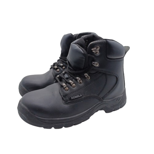 Kembla KS201 Steel Toe Cap Safety Boots Size 5 Black (WA 1400248)
