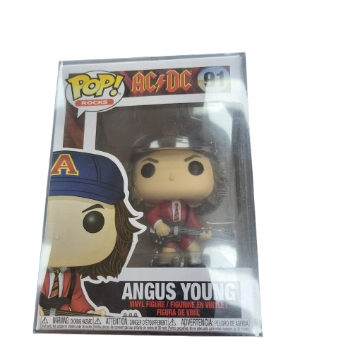 Funko POP! Vinyl 91 ROCKS AC/DC Angus Young Red School Uniform – In Protective Funko Box