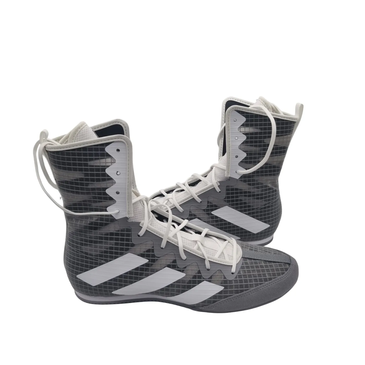 Adidas Box Hog 4 HP9611 Grey Boxing Shoes US 7.5 with Box