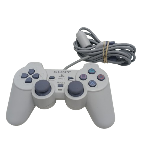 Sony Playstation 1 Controller SCPH-110, White/Grey, Excellent USED Condition (NA 1372727)