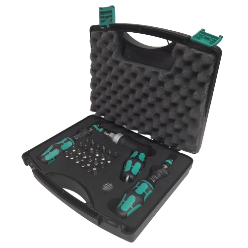 Wera 7440/41/42  Kraftform Torque Screwdriver Set 0.3-6.0 Nm (LN)