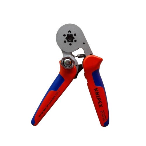 Knipex 97 Hand Ratcheting Crimp Tool for Bootlace Ferrule, 0,08 → 16mm² Wire (MR)
