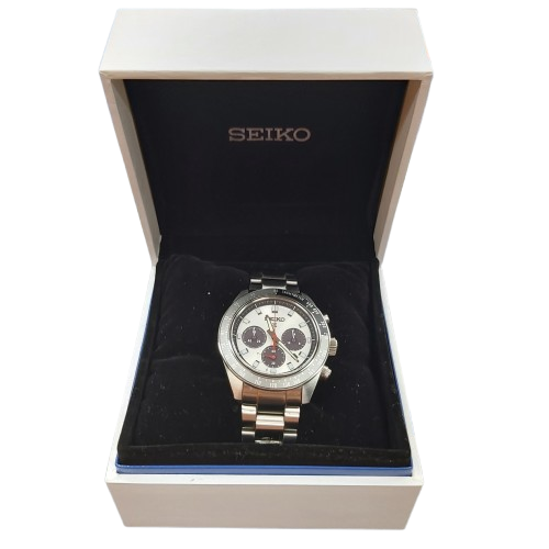 Men’s Seiko Prospex SSC911 V182-0AH0 Watch, Silver, Analogue Display, With Box