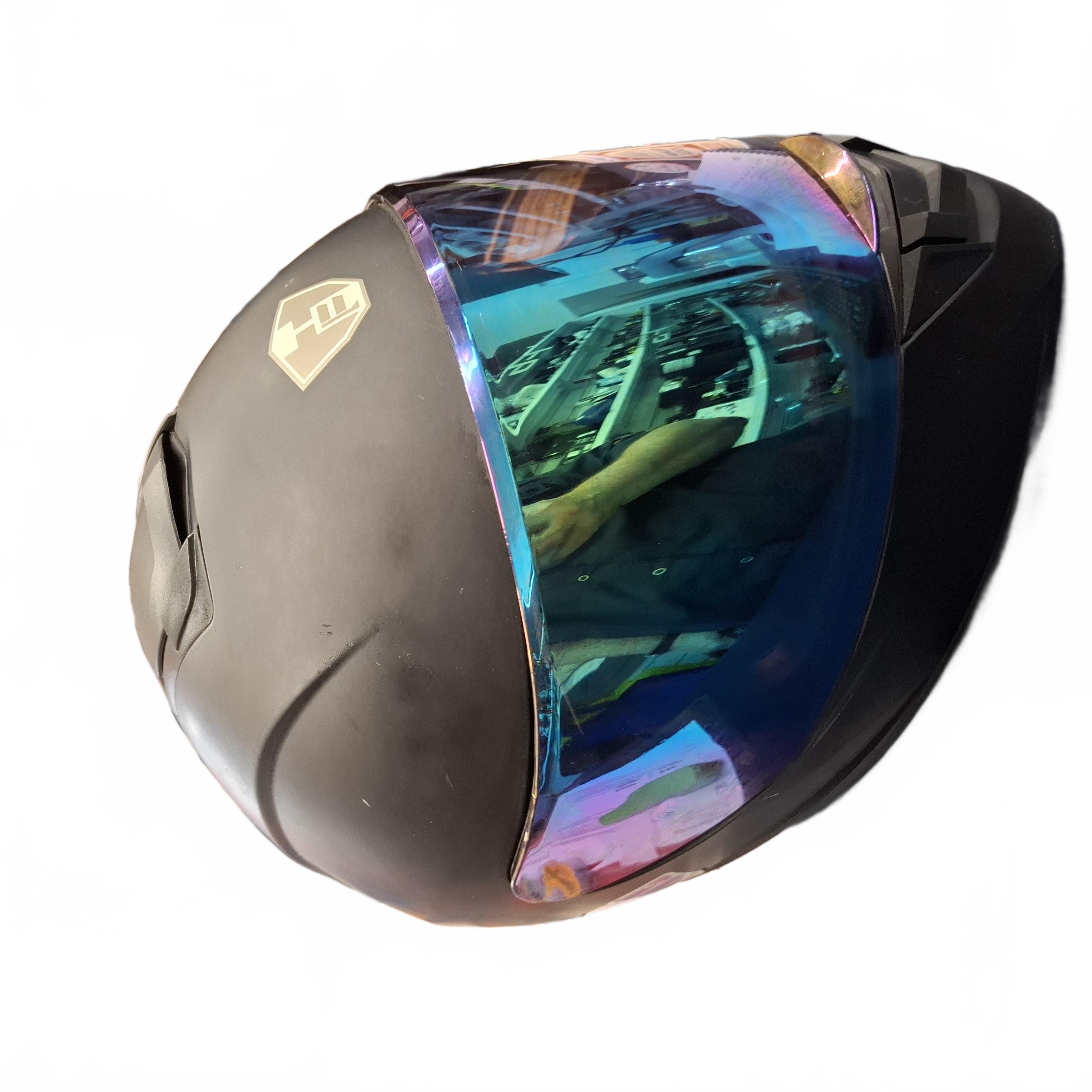 Lvs Motorbike Helmet HF-701DV Black (1430204) (JN)Pickup